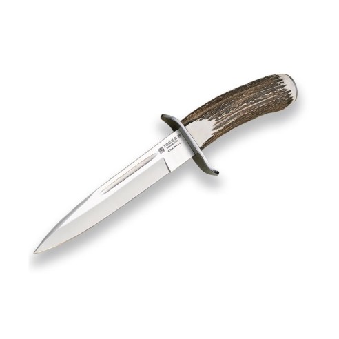 POIGNARD JOKER LAME 18CM MANCHE CERF