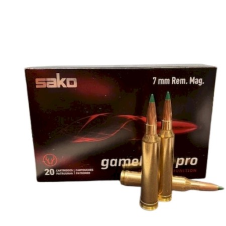 Cartouche SAKO calibre 7RM GAMEHEAD PRO TSP 165 grs x20