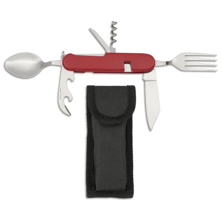 Outil multifonctions rouge démontable avec étui - Albainox