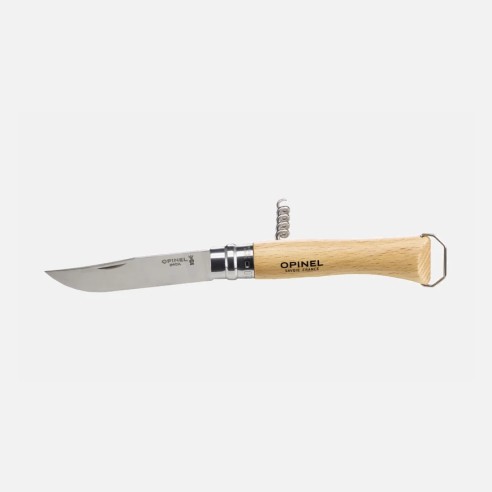 COUTEAU OPINEL N°10 TIRE BOUCHON DECAPSULEUR