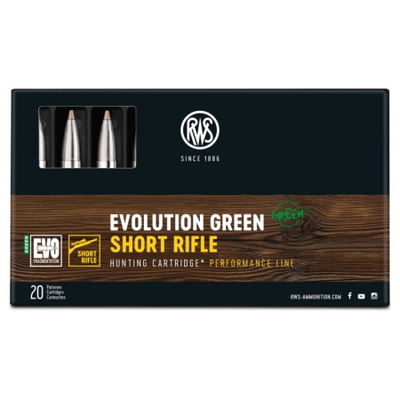 Cartouche RWS CTG calibre 308 WIN EVO GREEN SRPL...