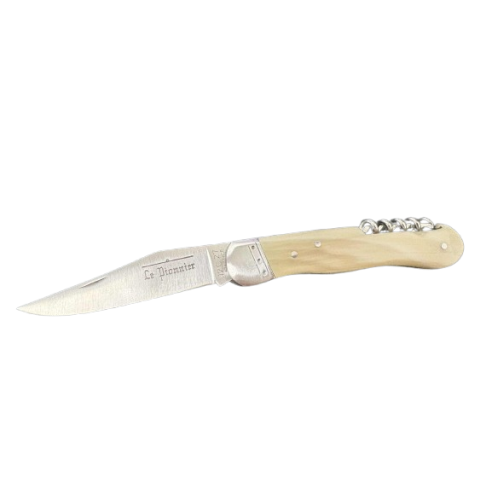 COUTEAU LE PIONNIER POINTE DE CORNE BLONDE