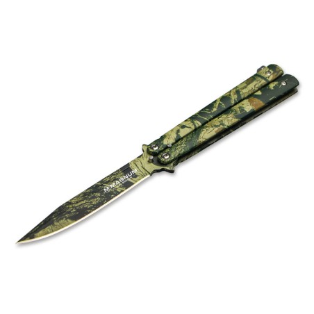COUTEAU BOKER BALISONG CAMO 95 MM 06EX403