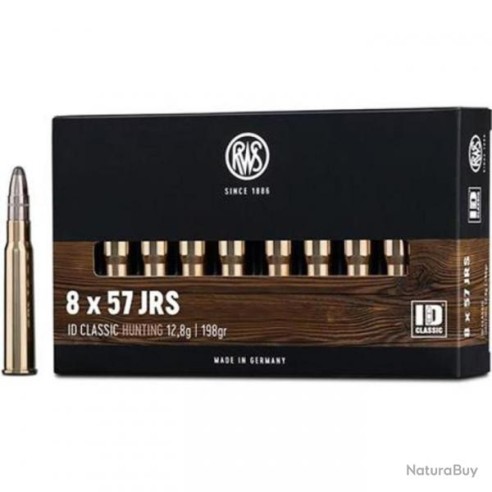 Cartouches RWS 8x57 JRS  ID Classic 12,8g 198...