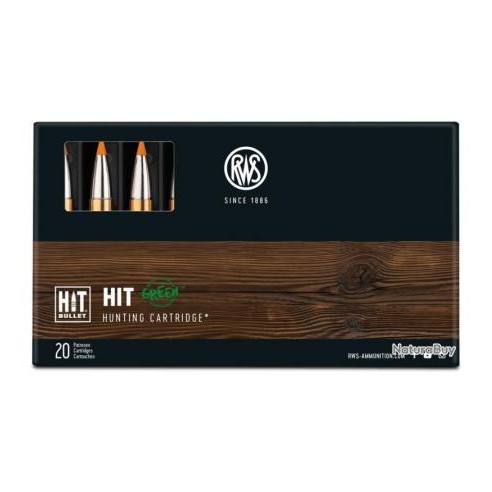 CARTOUCHE RWS calibre 300WM 165GR 10.7g HIT...
