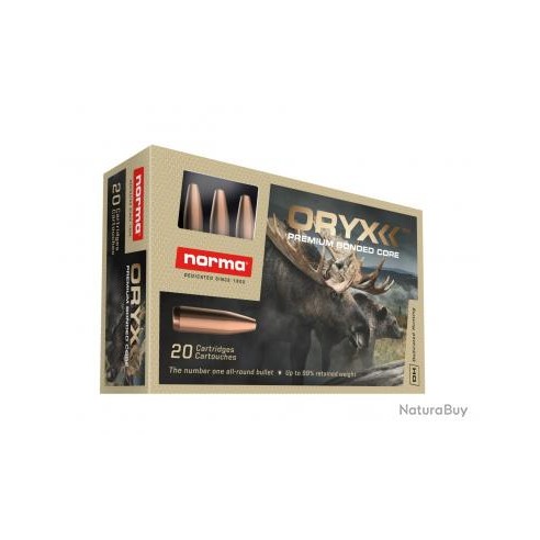 CARTOUCHES NORMA cartouche 9.3X62 ORYX 285GR...