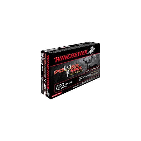 CARTOUCHES WINCHESTER calibre 300WM POWER MAX BONDED...