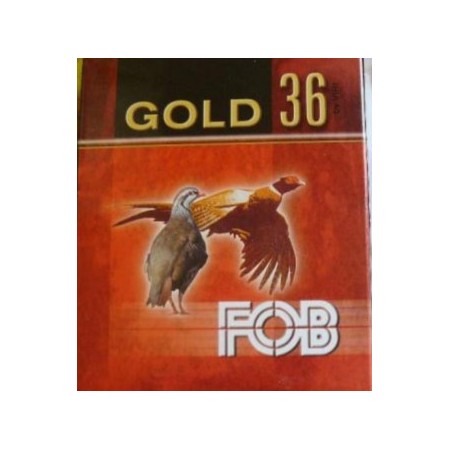 CARTOUCHES FOB GOLD calibre 12/70 36g Bourre Jupe N°7 x10