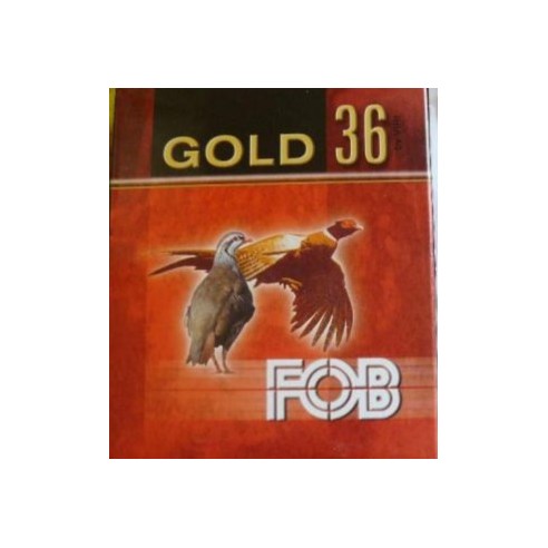 CARTOUCHES FOB GOLD calibre 12/70 36g Bourre...