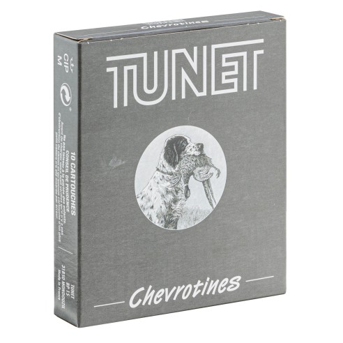 CARTOUCHES TUNET CHEVROTINES calibre 12/67...