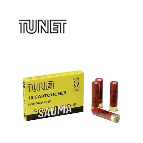 CARTOUCHES TUNET SAUMA CALIBRE 24/65 24G N°4...