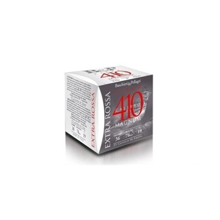 CARTOUCHE B&P extra rossa fiber 410 magnum calibre 410/76...
