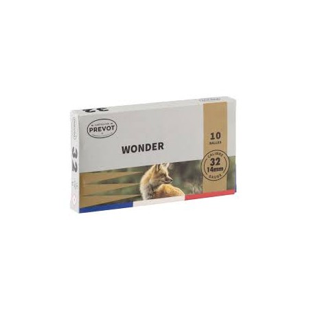 CARTOUCHES PREVOT calibre 14/63 MM WONDER 12g x10