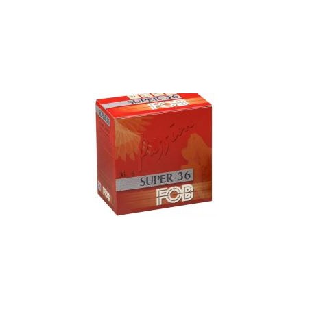 CARTOUCHES FOB SUPER 36 calibre 12/70 36g BJ n°8 x25