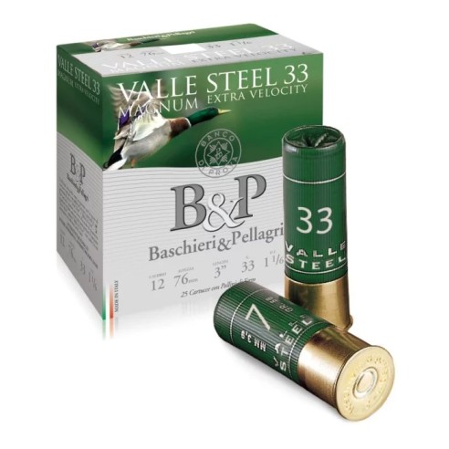 CARTOUCHE B&P valle steel 33 magnum extra...