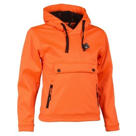 Sweat à capuche percussion orange enfant