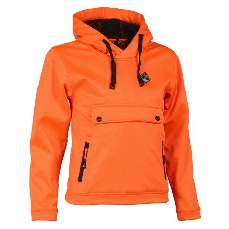 Sweat à capuche percussion orange enfant