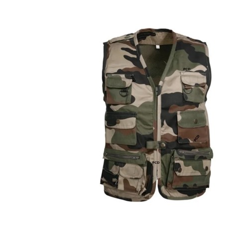 GILET REPORTER ENFANT CAMO