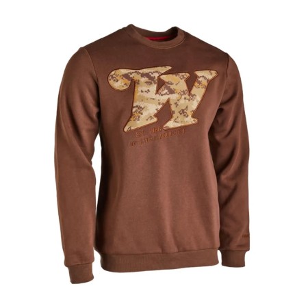 SWEATSHIRT WINCHESTER REDSTONE CREW NECK BROWM