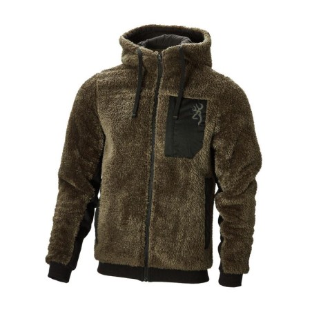 SWEATSHIRT BROWNING  SNAPSHOT SHERPA GREEN