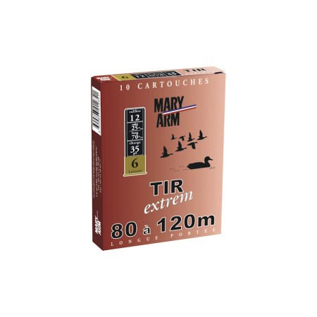 CARTOUCHE MARY TIR EXTREME 80-120M calibre12/70 35g...