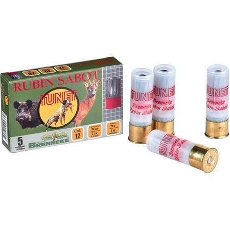 CARTOUCHES TUNET BRENNEKE Rubin sabot calibre 12/70 28g x5