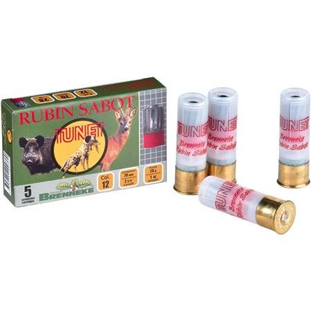CARTOUCHES TUNET BRENNEKE Rubin sabot calibre 12/70 28g x5
