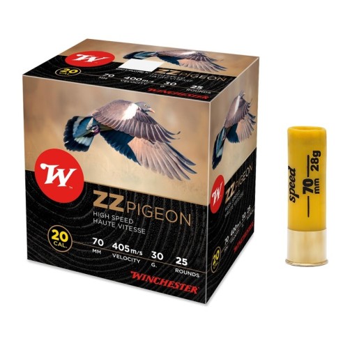 CARTOUCHE WINCHESTER ZZ CALIBRE 20/70 n°7-1/2...