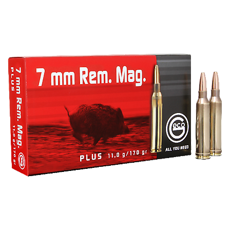 CARTOUCHES GECO calibre 7MM REM MAG plus 11g 170grs x20