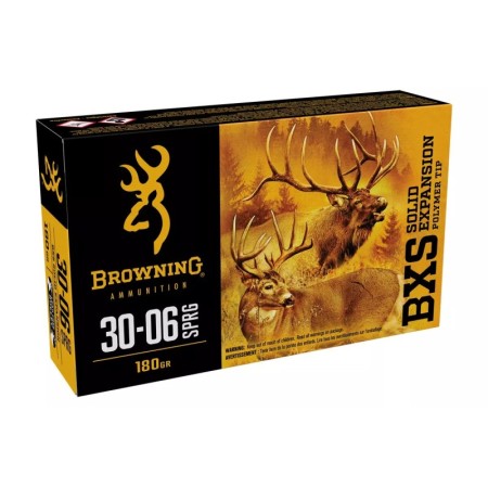 CARTOUCHE BROWNING calibre 30-06 sprg BXS 180grs x20