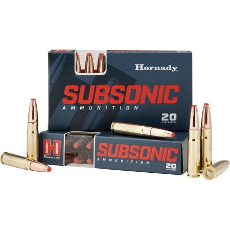 Cartouches HORNADY 300 Blackout SUB-X 190gr x20