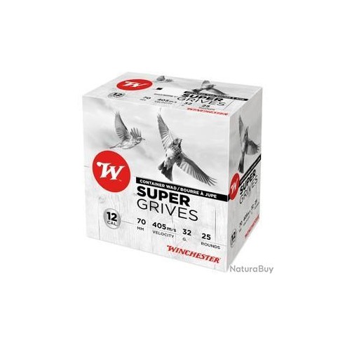 CARTOUCHE SUPER GRIVES CALIBRE 12/70 32G...