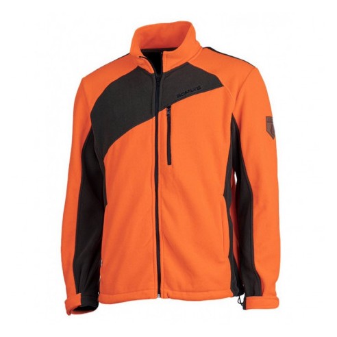blouson POLAIRE SOMLYS ORANGE/VERT