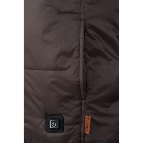 GILET CHAUFFANT SOMLYS marron