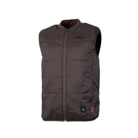 GILET CHAUFFANT SOMLYS marron