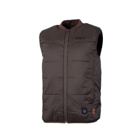 GILET CHAUFFANT SOMLYS marron