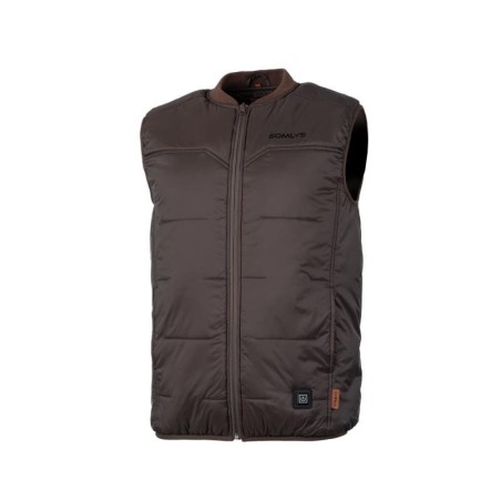 GILET CHAUFFANT SOMLYS marron