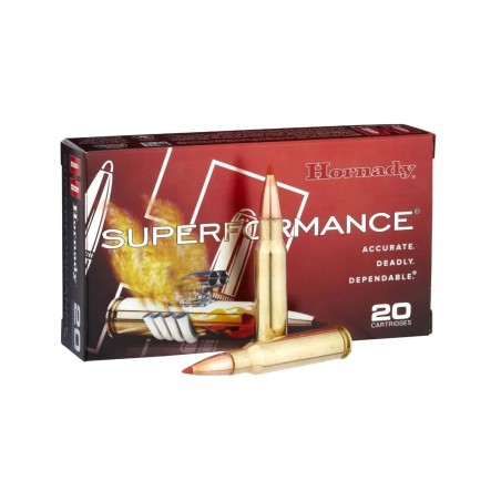 Cartouche HORNADY calibre 338WM 225grs SST SPF x20