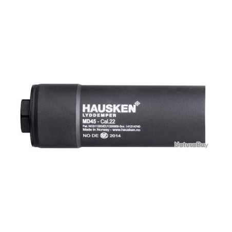 SILENCIEUX HAUSKEN MINI 45 calibre 22/223/5.6 5.70mm SANS ADAPTATEUR M18X100
