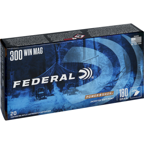 CARTOUCHES FEDERAL CALIBRE 300WM 180G HC-SP X20