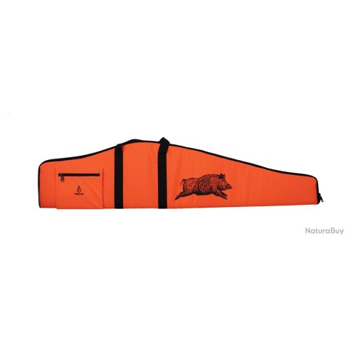 FOURREAU CARABINE CAMO ORANGE SANGLIER