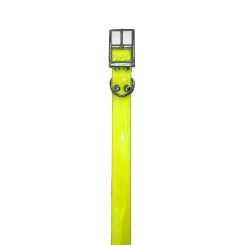 COLLIER HELEN BAUD BIOTHANE BIOGOLD JAUNE 600mm...
