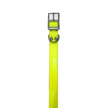 COLLIER HELEN BAUD BIOTHANE BIOGOLD JAUNE 600mm x 25mm x 2.6mm