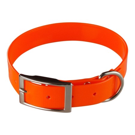 COLLIER HELEN BAUD BIOTHANE BIOGOLD ORANGE 450mm x 19mm x...