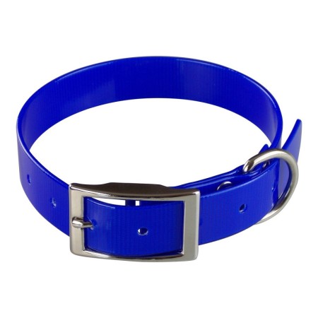 COLLIER HELEN BAUD BIOTHANE BIOGOLD BLEU 450mm x 19mm x...