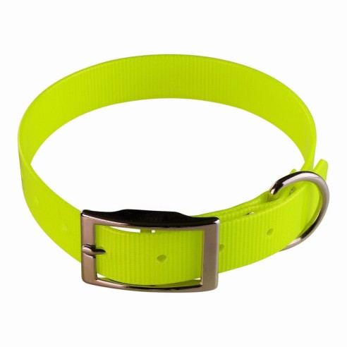 COLLIER HELEN BAUD BIOTHANE BIOGOLD JAUNE 450mm...