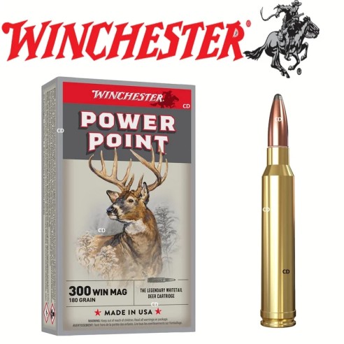 CARTOUCHES WINCHESTER .300 Winchester Magnum...