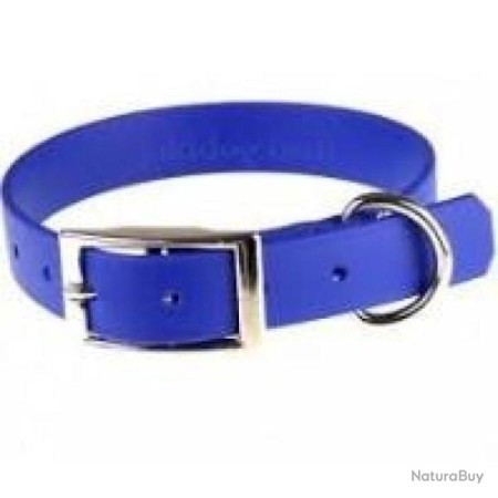COLLIER FLUO BIOTHANE BETA BLEU MARINE 45mm x 19mm x2.6mm