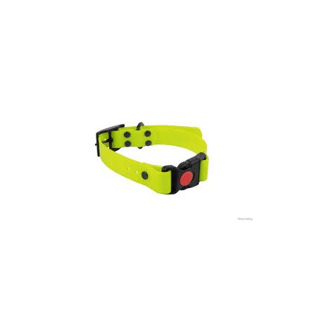COLLIER HELEN BAUD CLIP RAPIDE BIOTHANE JAUNE 600mm x...