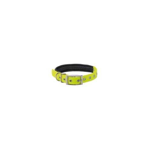 COLLIER DOUBLE 60CM jaune fluo